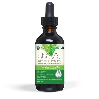 Organic Stevia Natural 30ml