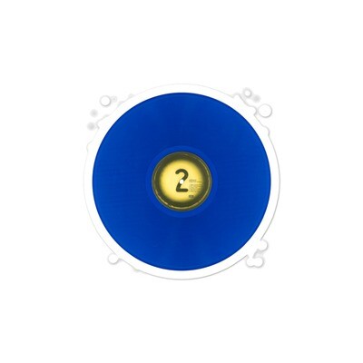 BFA Blue Vinyl Side 2 Bubble-free sticker