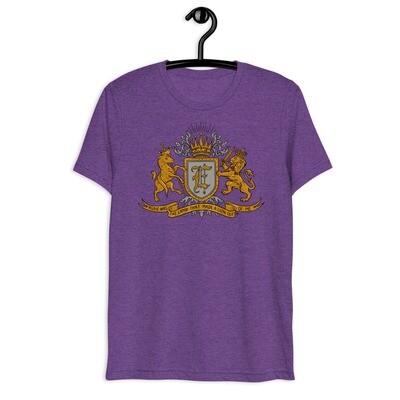 Tri Blend &quot;Music Was The Lamb That Made A Lion Out Of ME&quot; Unisex t shirt
