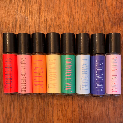 Rainbow Set Of 8 Perfume Oils