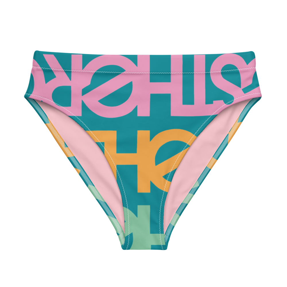 Jemeni High-Waisted Bikini Bottom, Size: XS