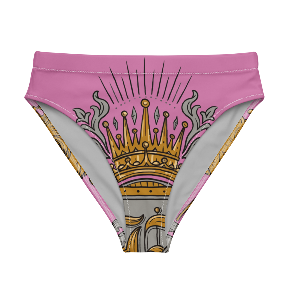 Majestic Pum Pum High-Waisted Bikini Bottom, Size: XS