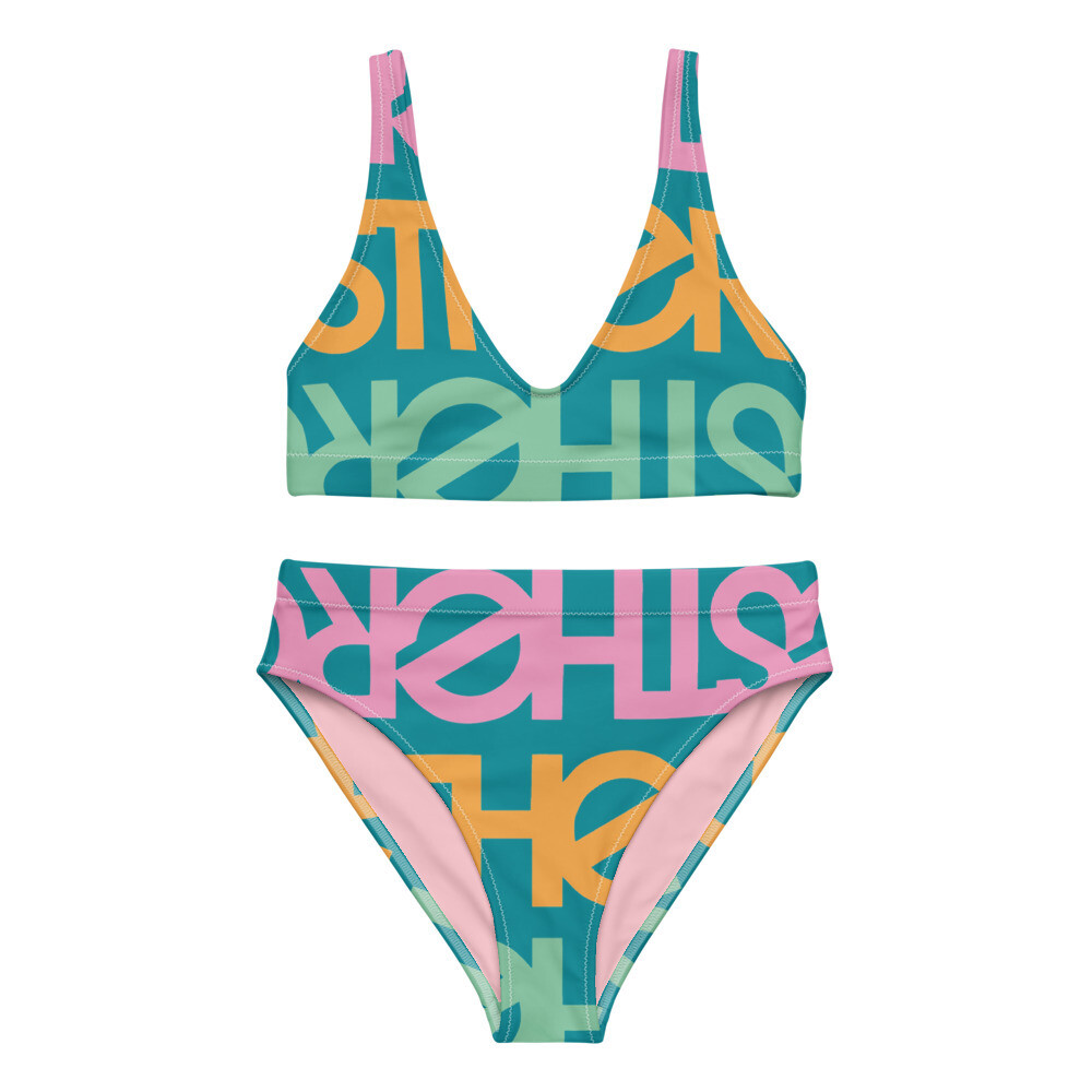 Jemeni High-Waisted Bikini Set, Size: XS