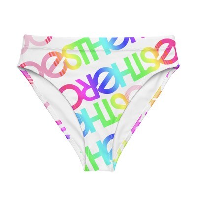 Esthero Rainbow High-Waisted Bikini Bottom