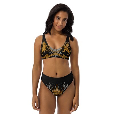 Majestic Pum Pum High-Waist Bikini Set Black