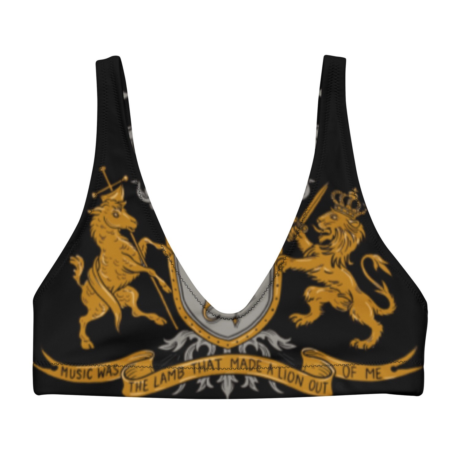 Majestic Pum Pum Bikini Top Black, Size: XS