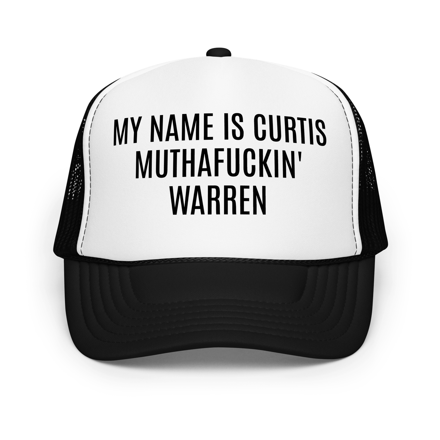 CURTIS MFN WARREN Foam trucker hat