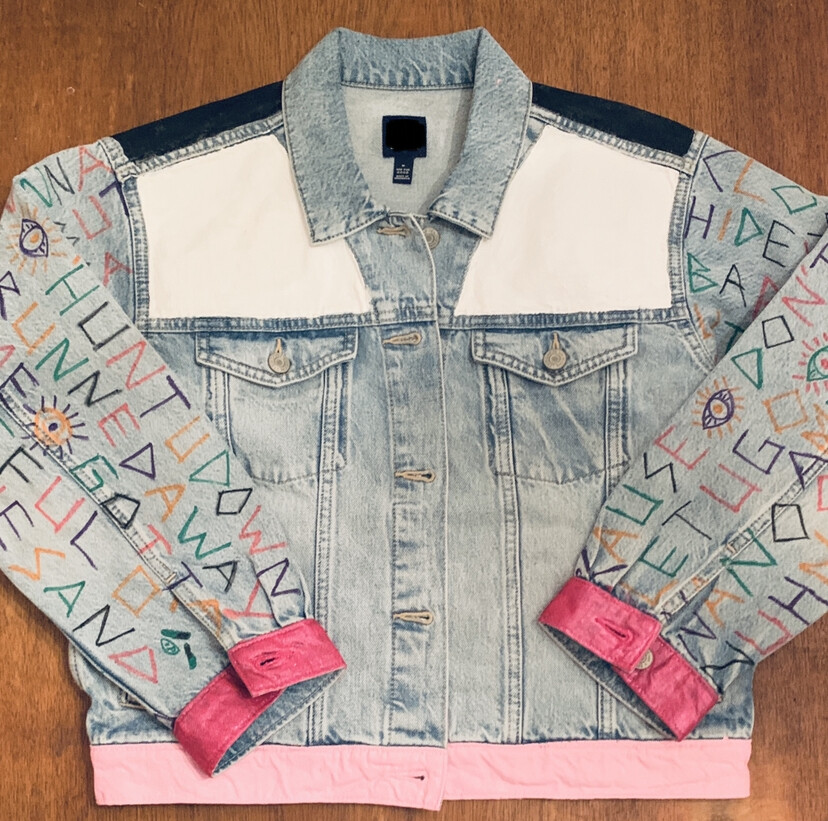 "Never Gonna Let You Go" Custom Jacket Made by Esthero