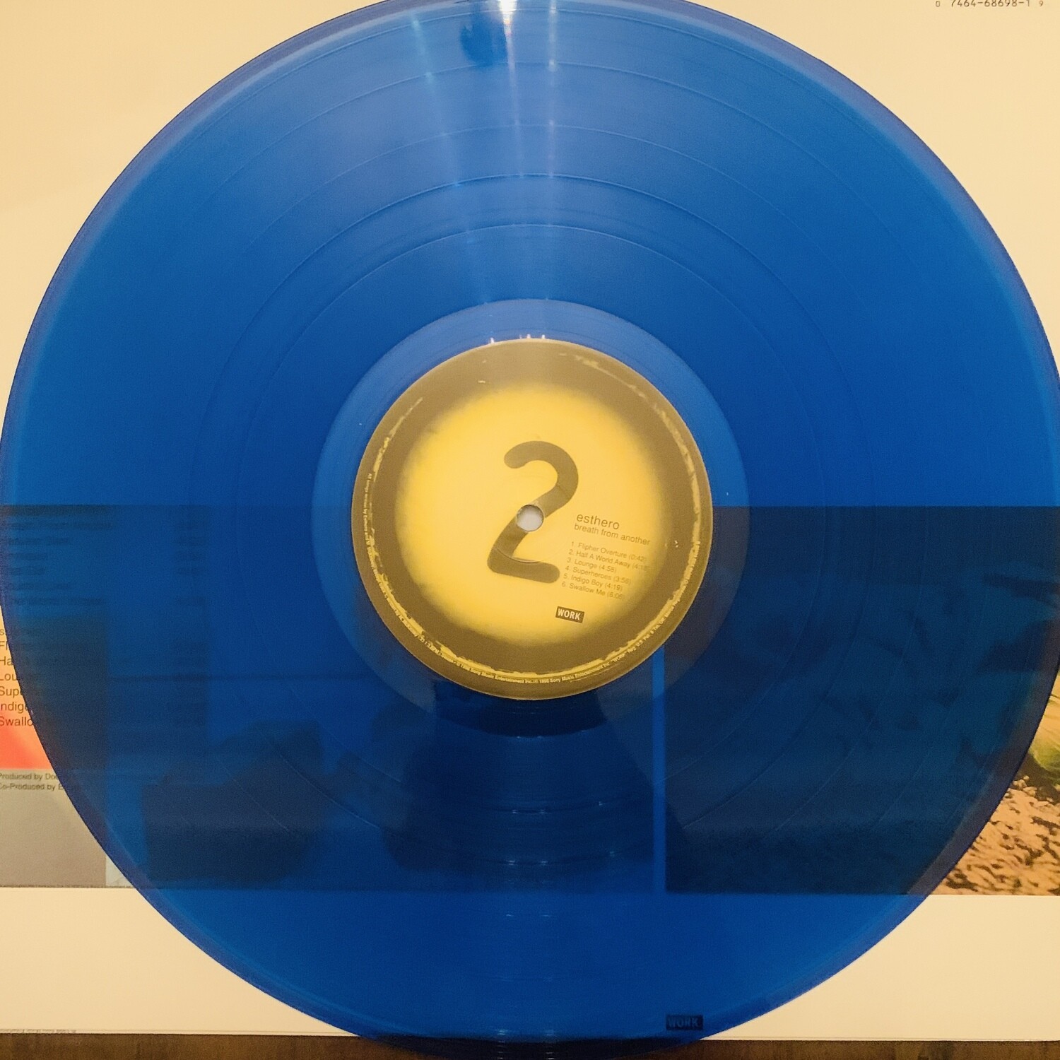 Original 1998 Breath From Another Pressing on BLUE VINYL *SIGNED*