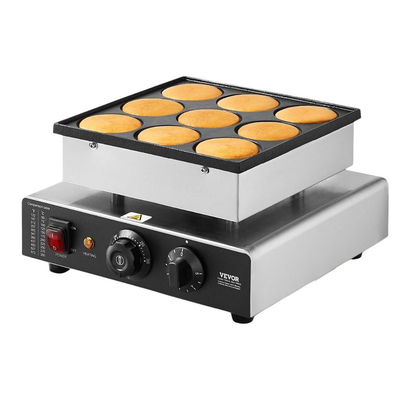 Maquina Para 9 Mini Panqueques XL