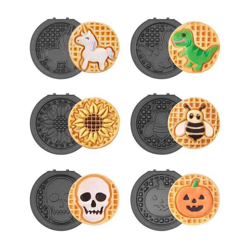 Platos intercambiables Para Maquina De Waffles Dash