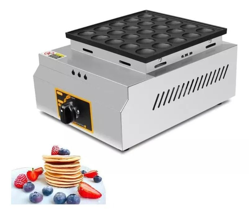Máquina Industrial para 25 Mini Panqueques de GAS