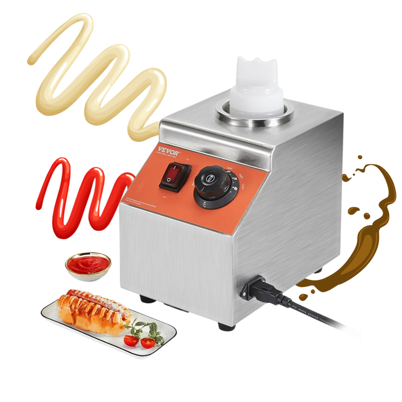 Maquina Industrial Electrica Para Calentar Botellas De Salsas Y Chocolate Con 1 Botella Incluida