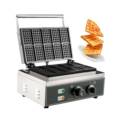 Maquina Industrial Para Waffles Cuadrados 10 Unidades