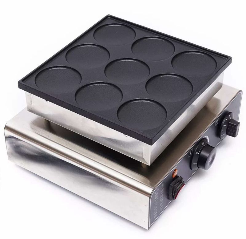 Maquina Para 9 Mini Panqueques XL