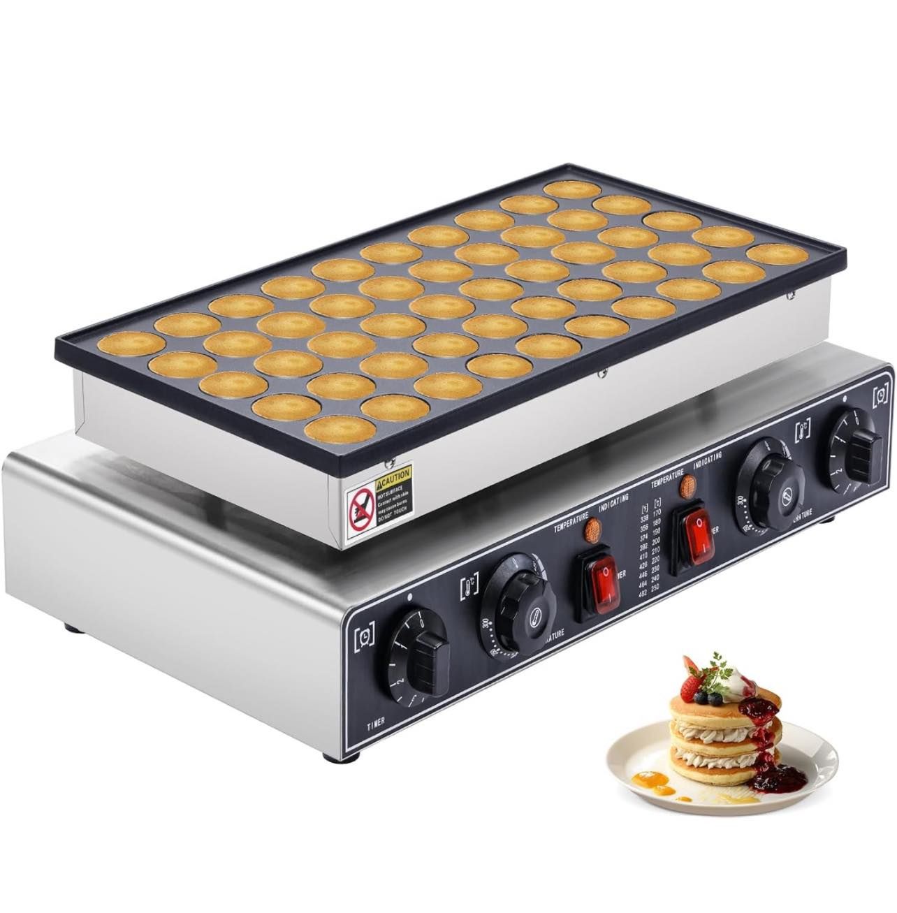 Maquina Industrial 50 Mini Panqueques