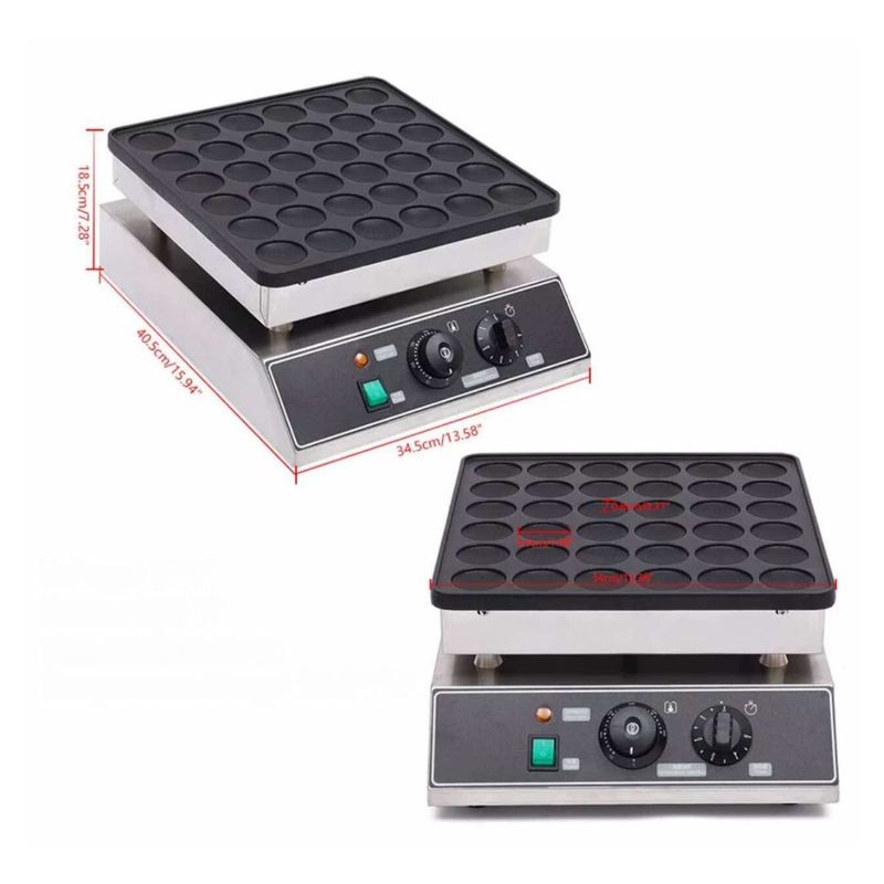 Maquina Industrial 36 Mini Panqueques