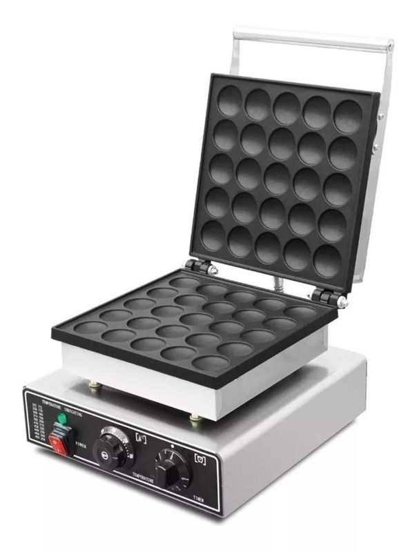Maquina Industrial para 25 Mini Panqueques con Tapa