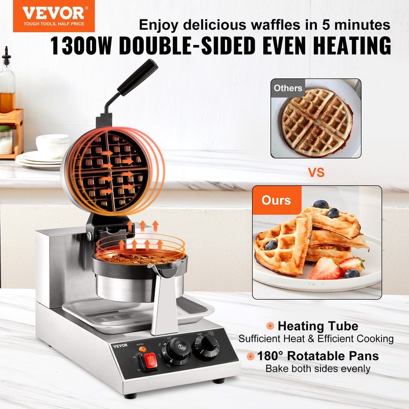 Maquina Industrial Giratoria Para Waffle Belga