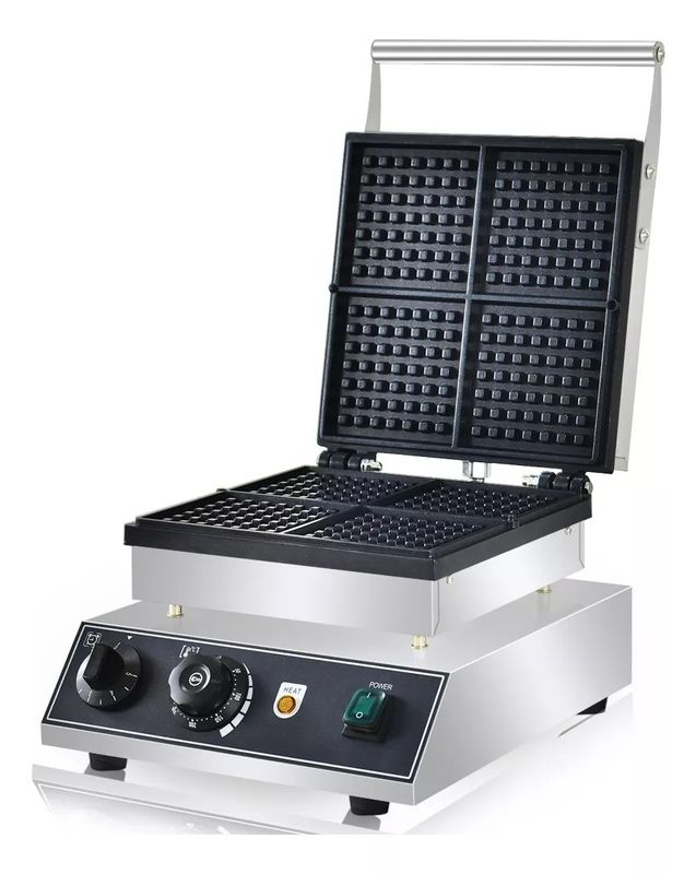 Maquina Industrial Para 4 Waffles Cuadrados