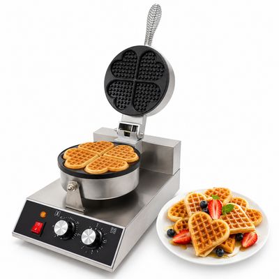 Maquina Industrial Electrica para Waffles En Forma De Corazones Maquina Industrial Electrica para Waffles En Forma De Corazones