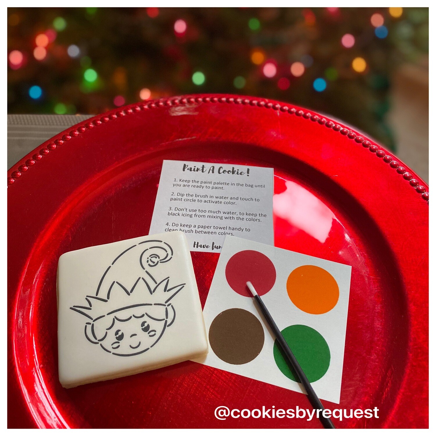 Elf Paint your own cookie (PYO)