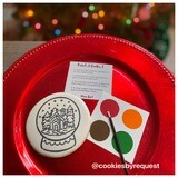 Snowglobe paint your own cookie (PYO)