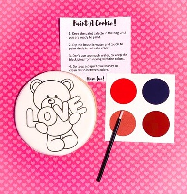 Love Bear Paint your own cookie (PYO)