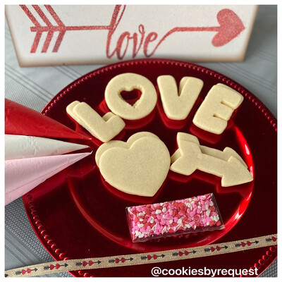 DIY Cookie Kit (Includes scratch off Valentine card)