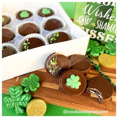 St. Patrick&#39;s Day Chocolate covered Oreos - 6 count