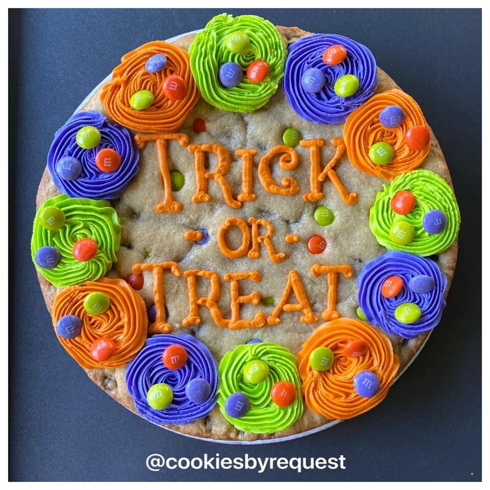 Custom Order Mar. 19- m&amp;m cookie cake for Meaghan St. Pierre