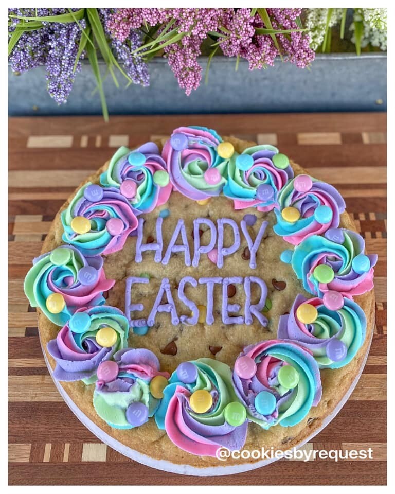 Custom order - Sept. 24th, Two Cookie cakes, Debbie Sprawka