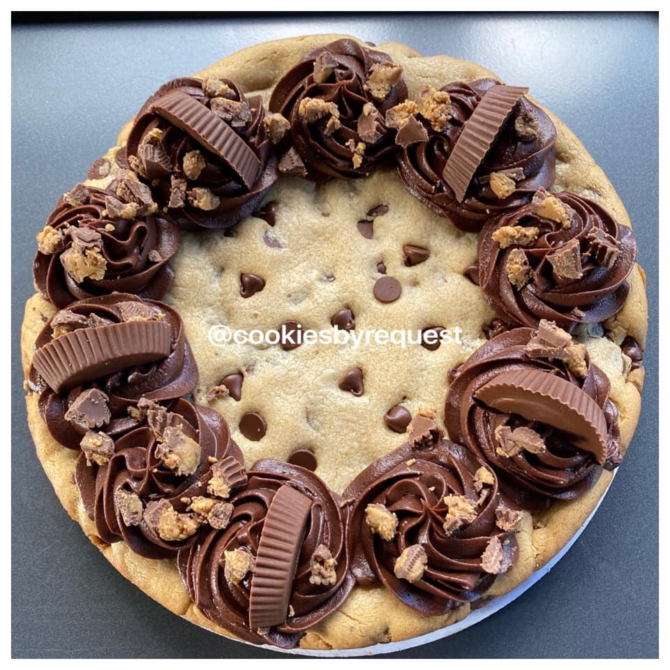 Custom Order Oct. 29th - Peanut Butter Cookie Cake - Becky Ingram