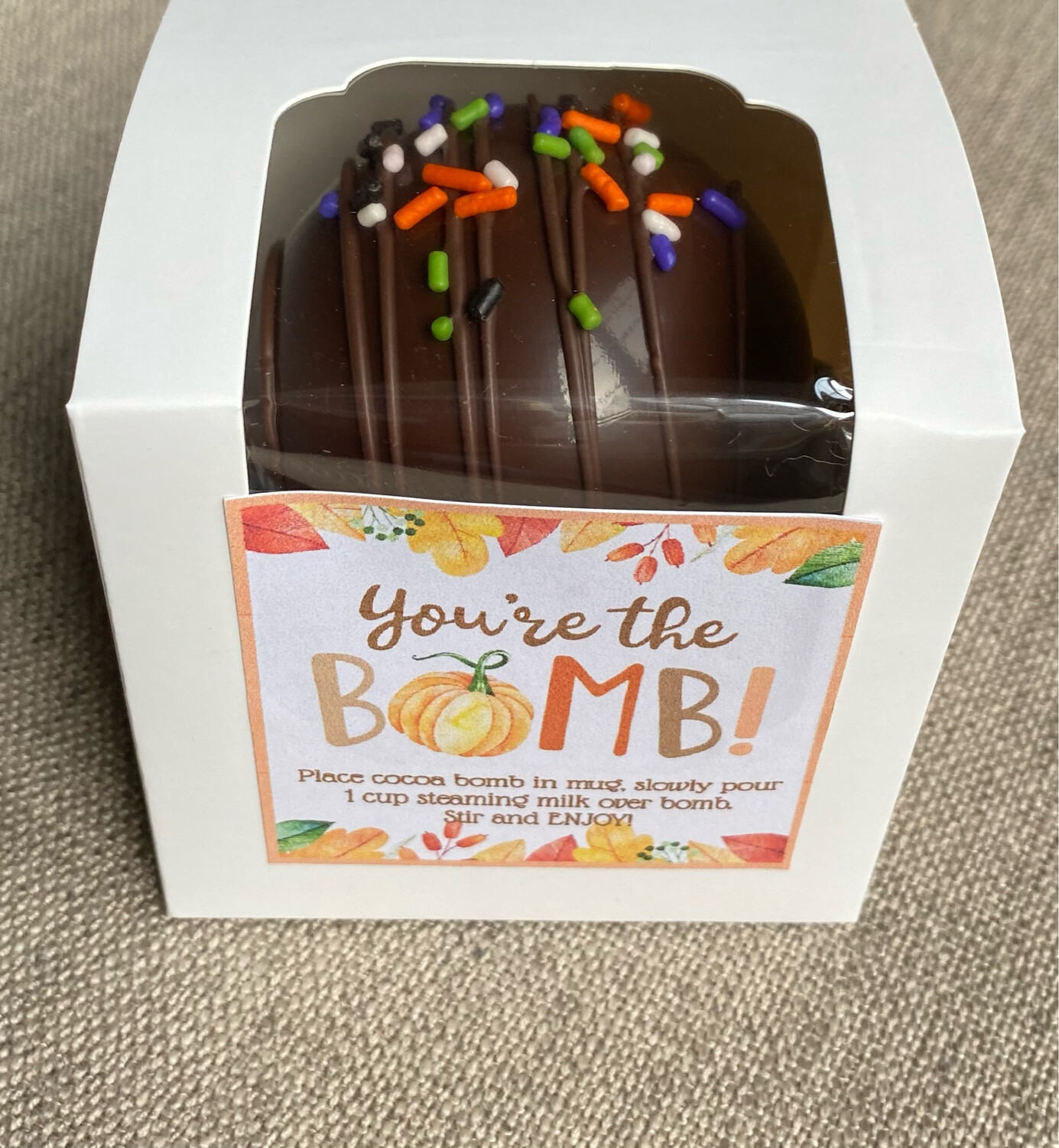Halloween Individual Hot Chocolate bomb (HCB)