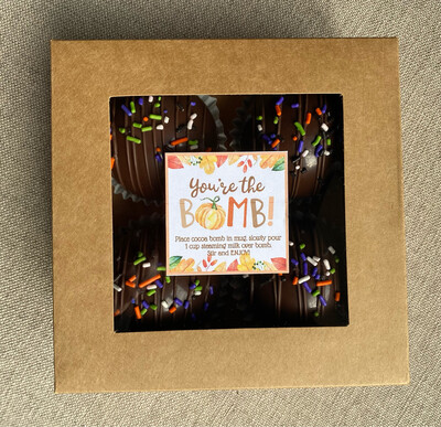 Halloween 4-pack Hot Chocolate bomb (HCB)