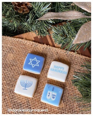 Hanukkah mini cookie bag