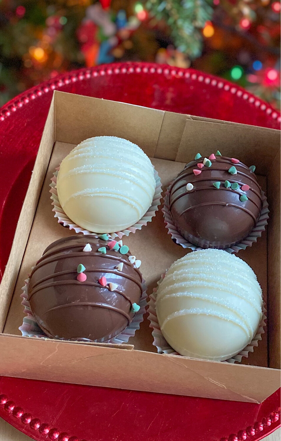 4- pack Half/Half Hot Cocoa Bomb (HCB)