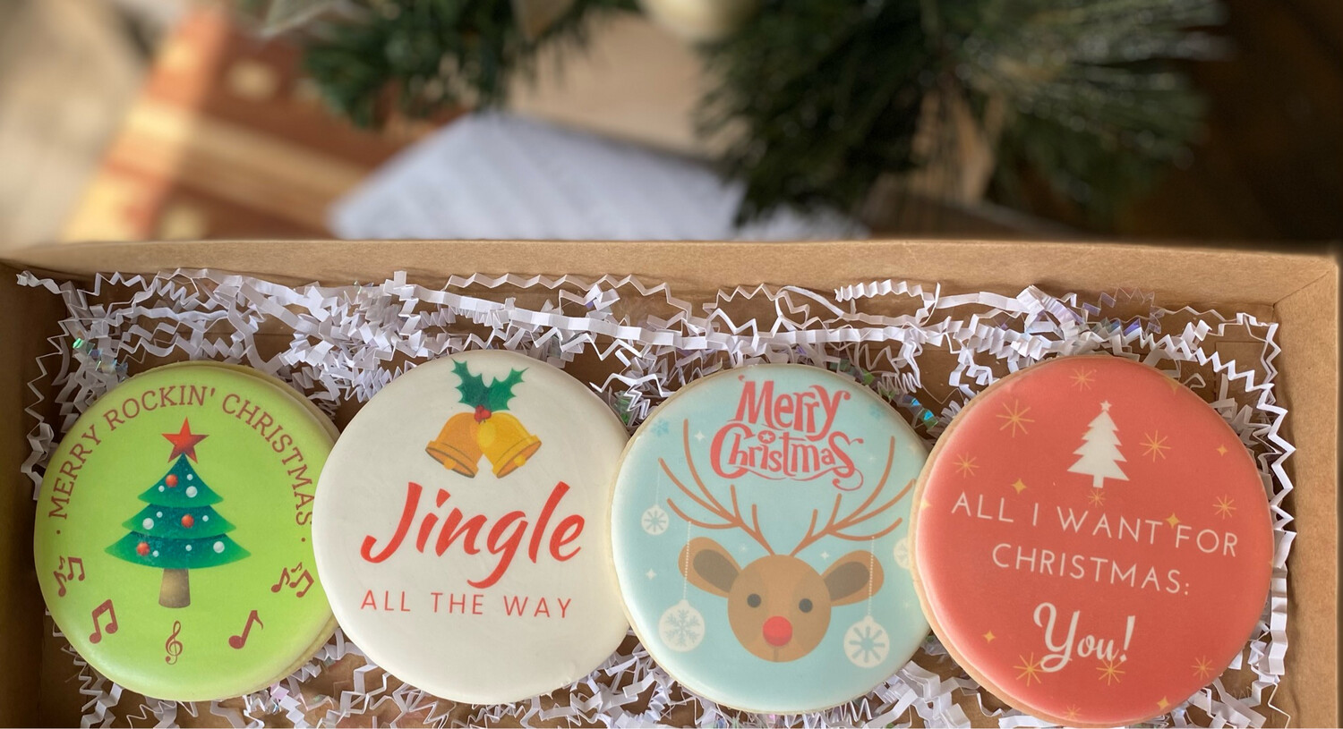 Christmas carol cookies -  Box set