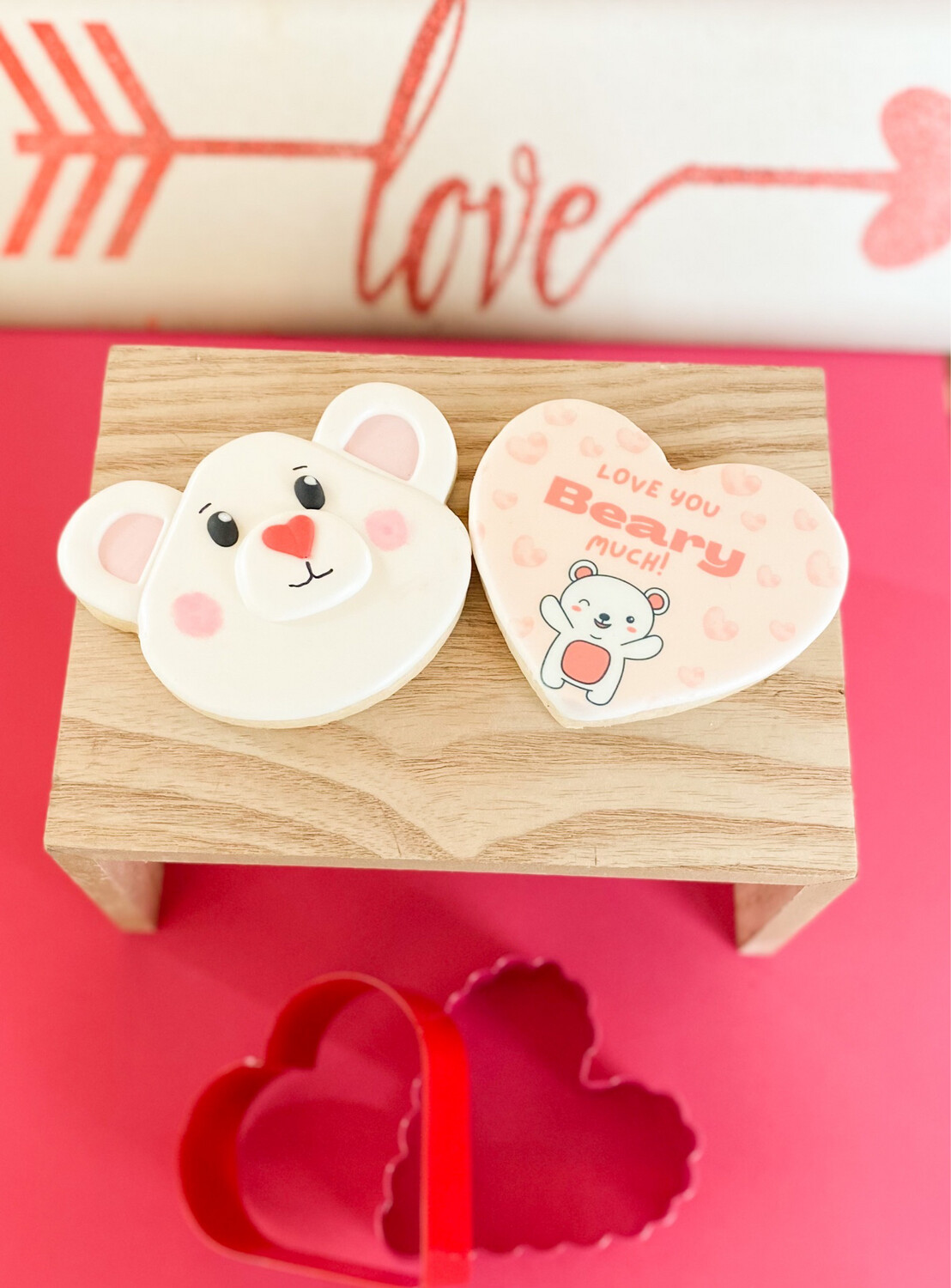 Love You BEARY much two cookie boxed set