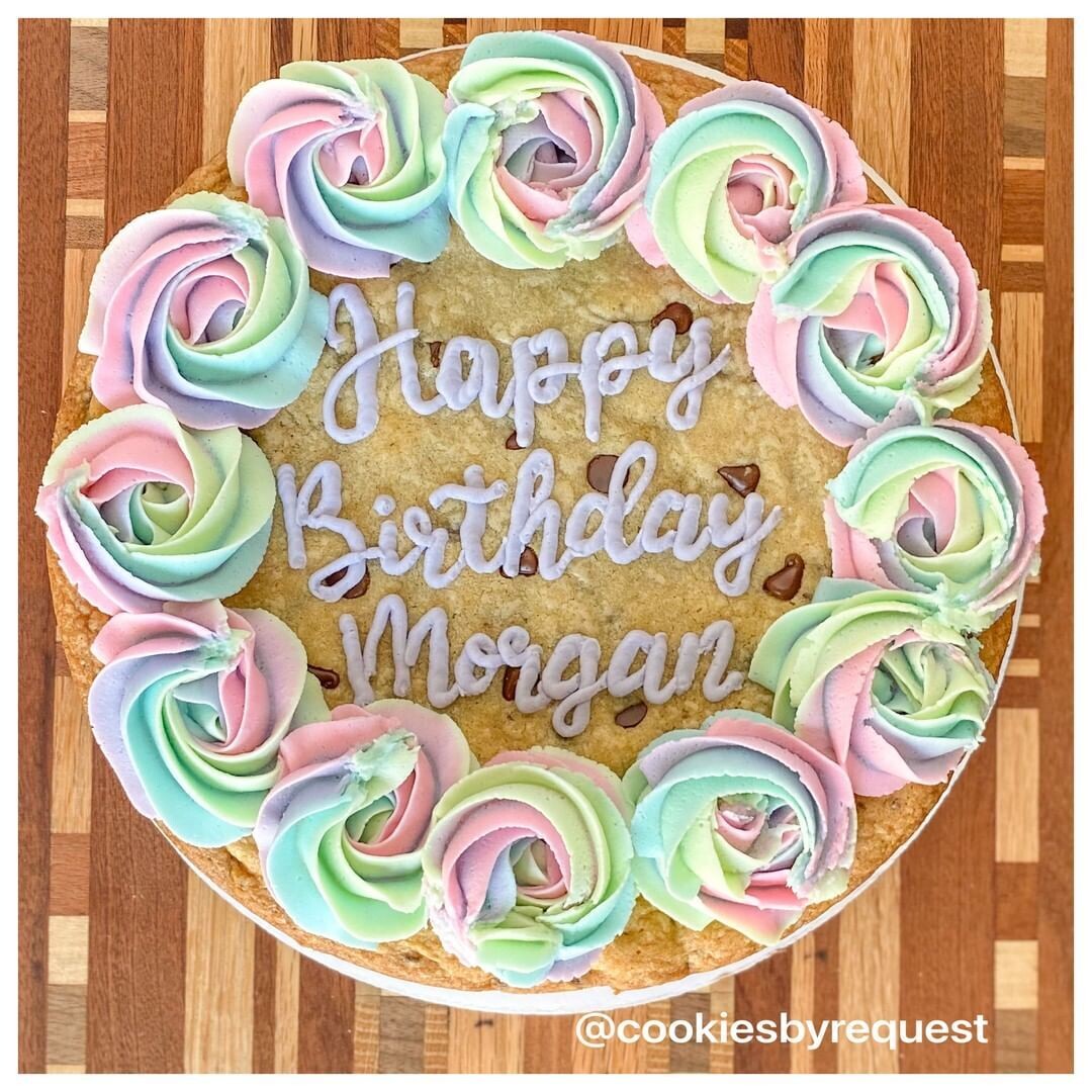 Custom order - Sept. 23rd, Two Cookie cakes, Debbie Sprawka