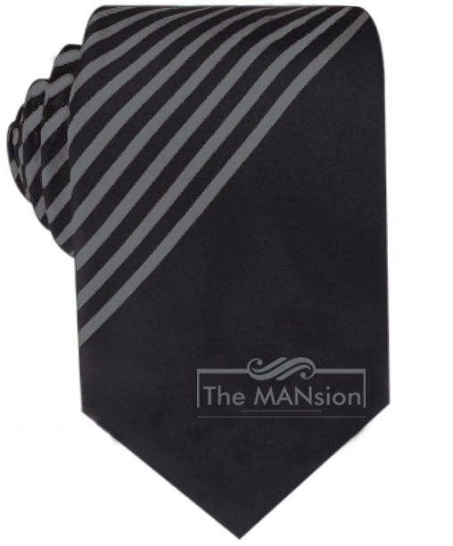 Necktie; Dionysus Collection; Titan Silver