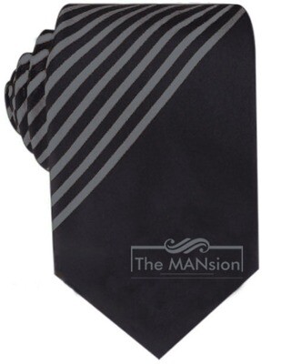 Necktie; Dionysus Collection; Titan Silver