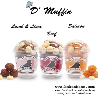 D' muffin - Lamb & Liver/Salmon/Beef D' muffin - Lamb & Liver/Salmon/Beef