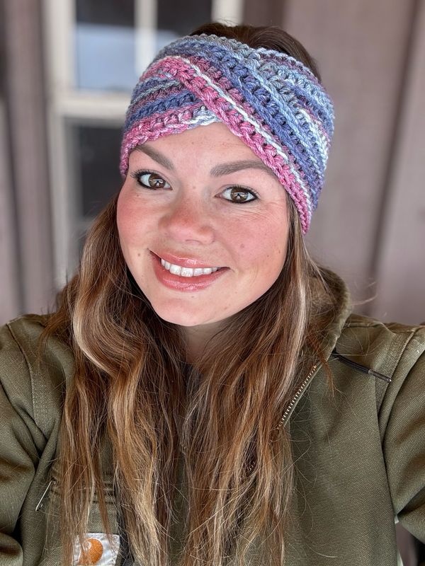 Bluesy Purple Headband
