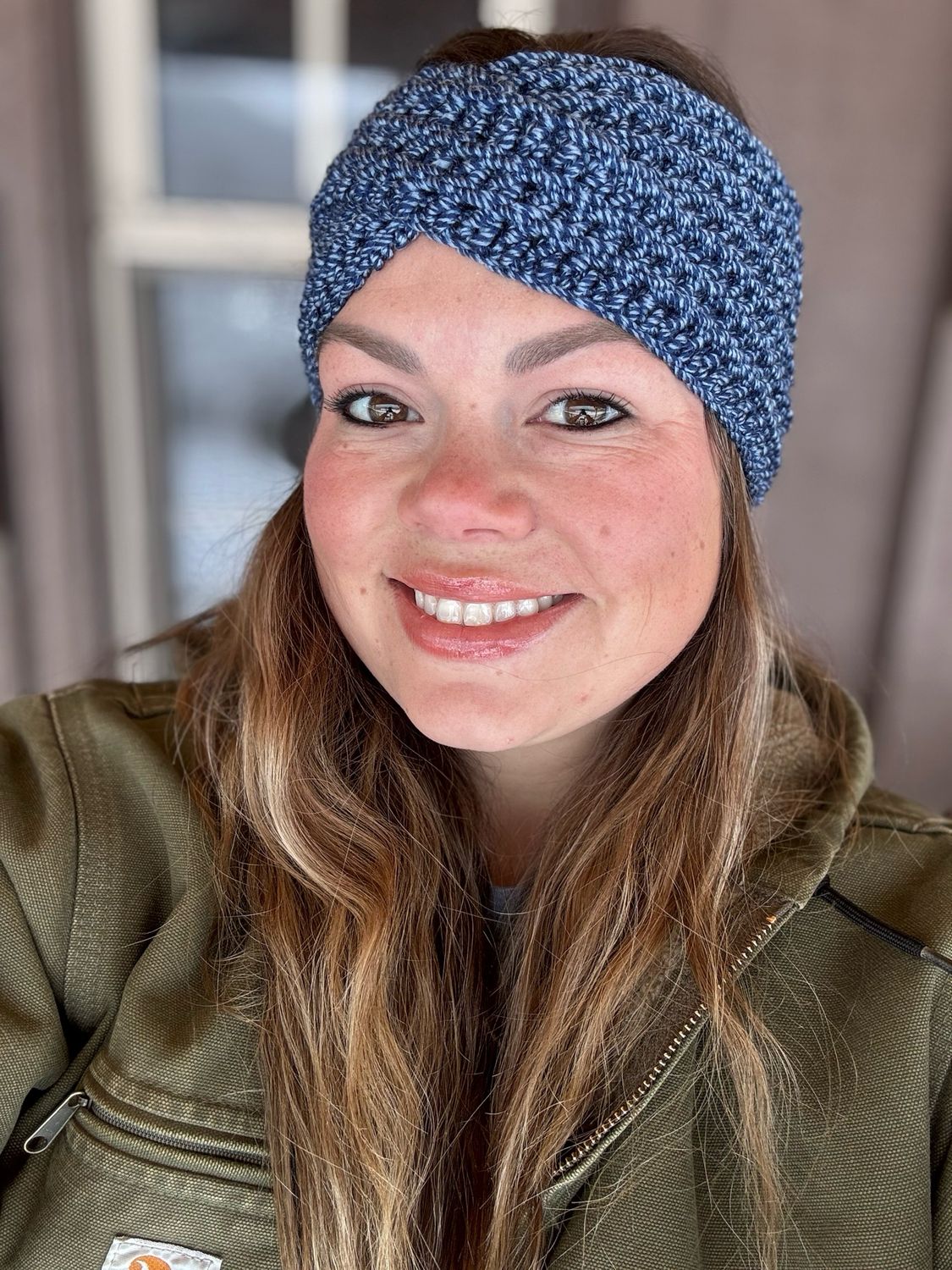 Blue Denim Headband