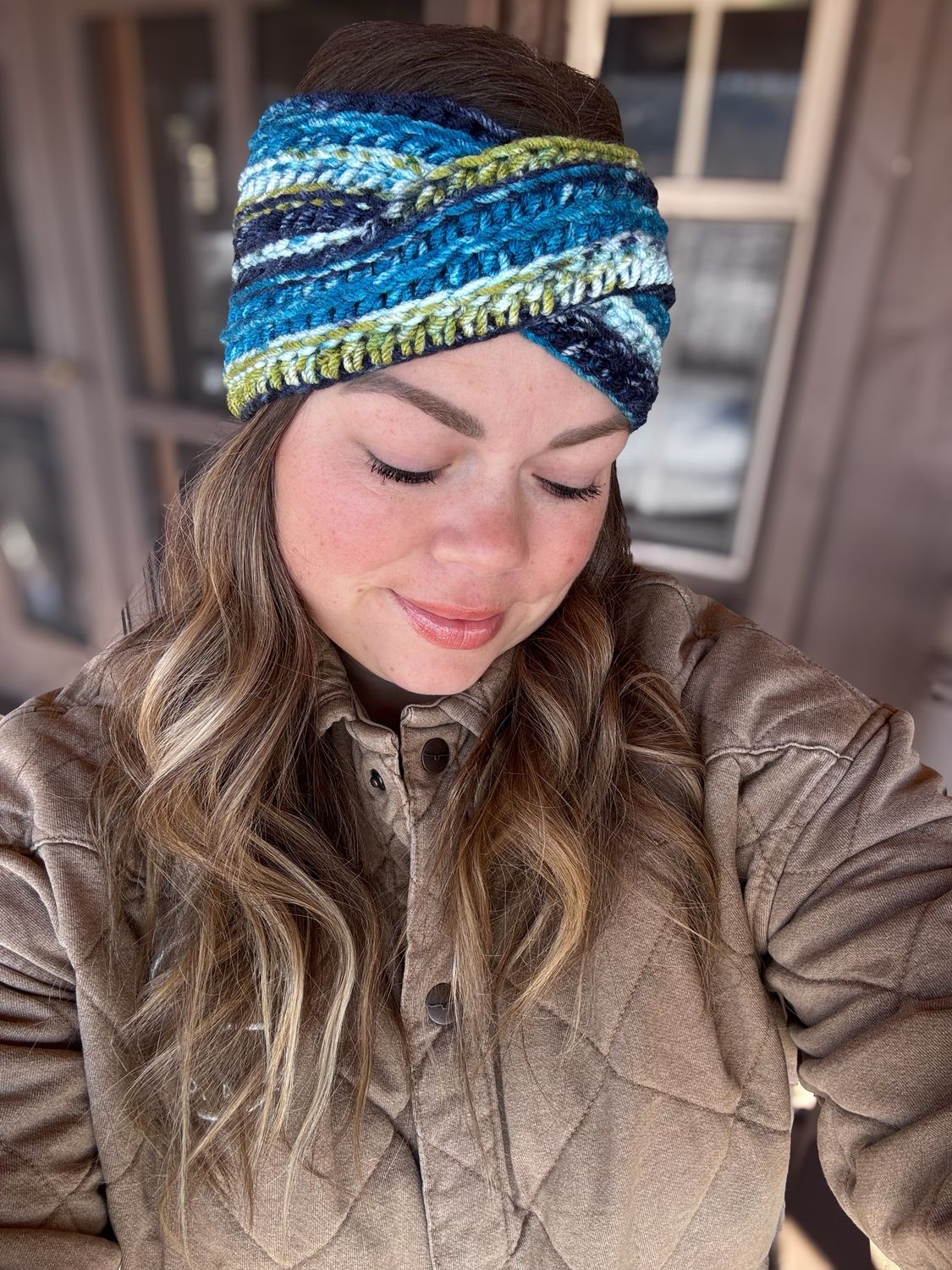 Winter Blues Headband