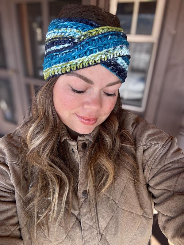 Winter Blues Headband