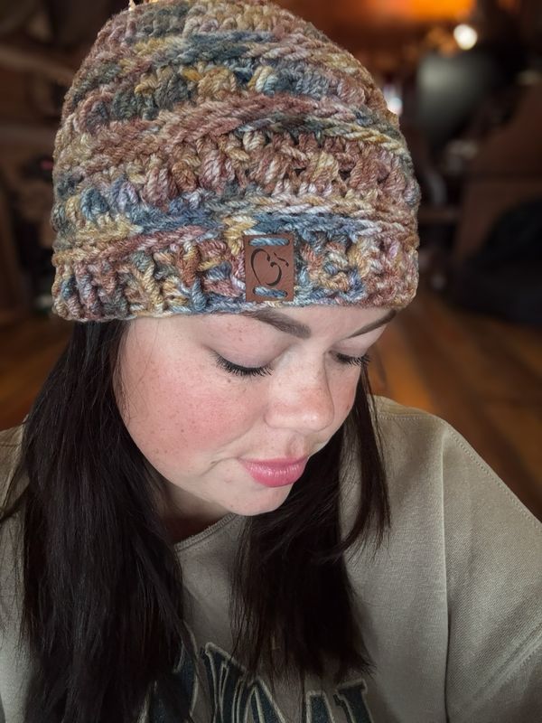 Multi Colored Plain Toboggan