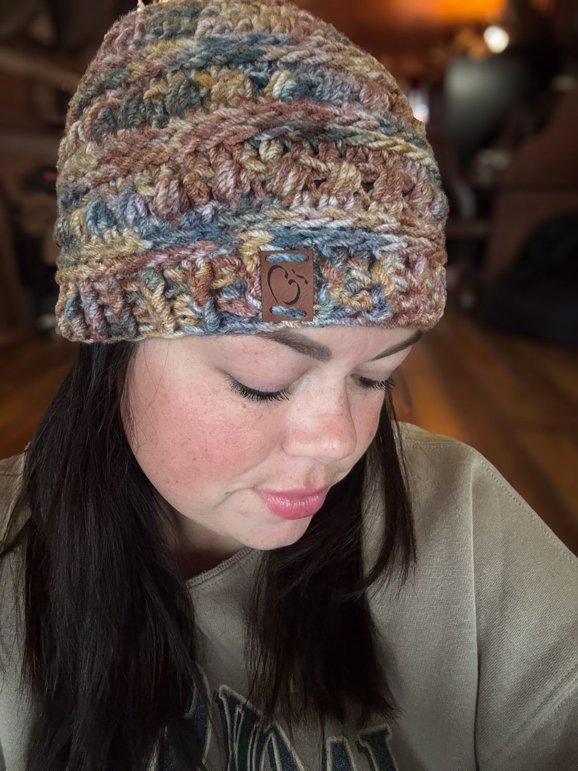 Multi Colored Plain Toboggan