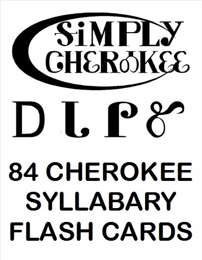 Cherokee Syllabary Flash Cards